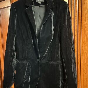 Balmain copy by Halogen, Black Velvet Blazer